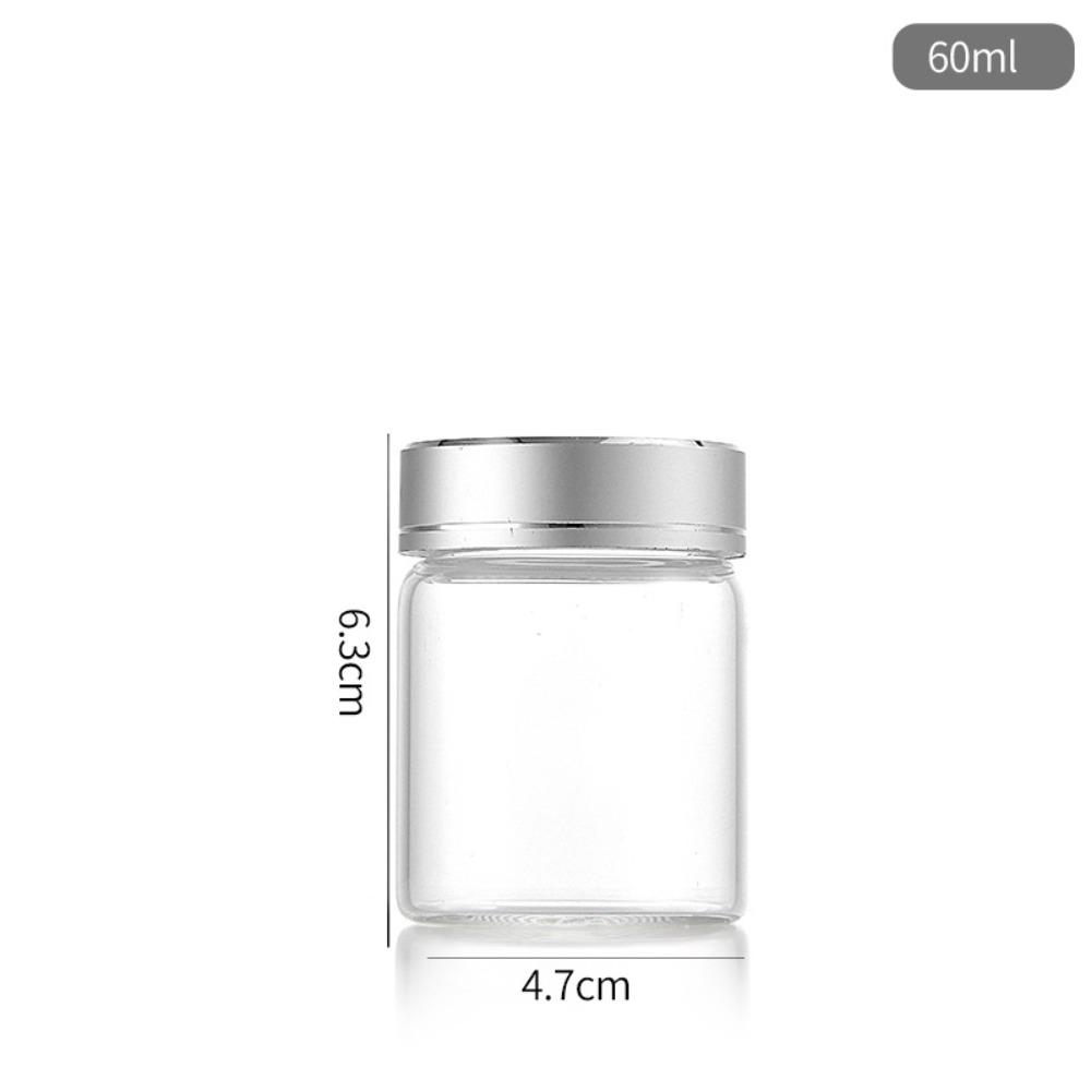 Mini Frascos de Vidro Selados Vidro Transparente Lata Selada Garrafa de Armazenamento de Vidro Durável