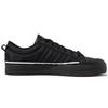 Adidas Neo Bravada Fabric Leather Comfortable Low-Top Casual Sneakers Unisex Sneakers Black White HP9682