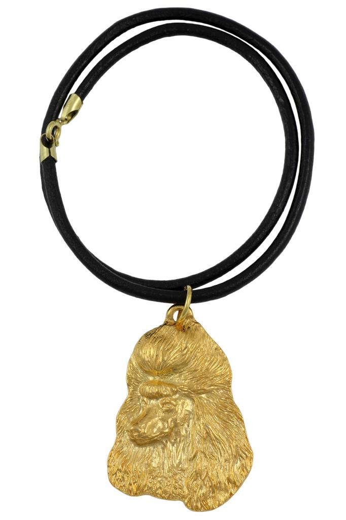Poodle - Dog Necklace In Gift Box, Gold-plated Pendant for Dog Fan, Striking Jewellery by Art-Dog