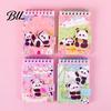Double Coil Binding Notebook Cartoon Animal Pocket Wire Bound Memo Notepad 3D Rabbit Girl Panda Duck Mini Spiral School Office Supplies