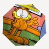 1pc Garfield Outdoor Umbrella with Automatic Opening Mechanism, Foldable Design, 8-Rib Iron Frame - Perfect Gift for Fans, Travelers, Everyday Use.P00