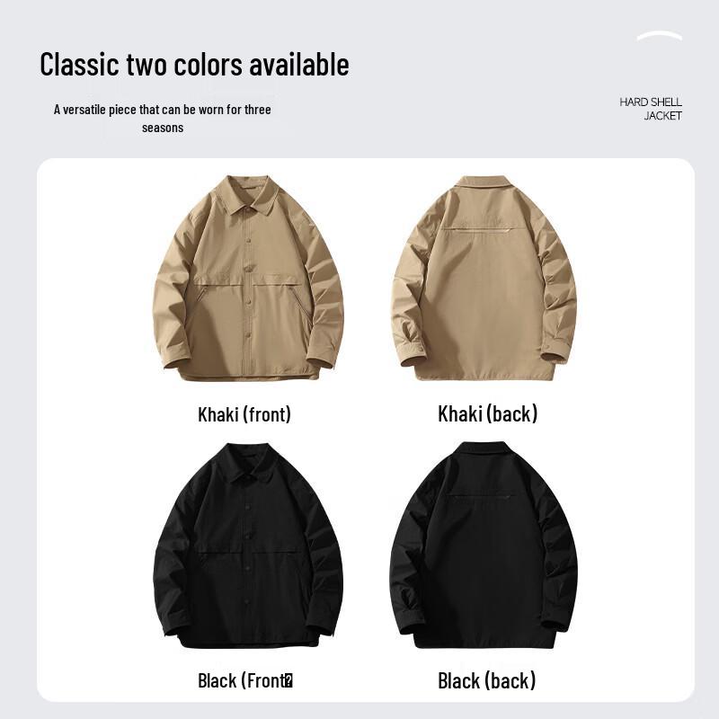 Warrior Men's Loose Fit Retro Casual Jacket