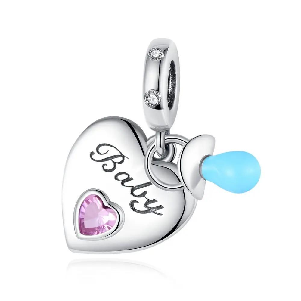 Charms Platacopper Colors Kind-Hearted Little Girl Beads Charm Pendant For Original Bracelet For Women Diy Jewelry Love Gift