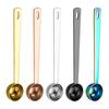 Stainless Steel Measuring Spoon with Scale for Measuring Coffee Ladle, Long Handle, Powder for Seasoning, Baking Seasoning Measuring Spoon