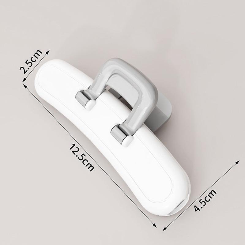 Dopamine Color Moisture-Proof Sealing Clips, Foldable Handle Design for Kitchen Snack Tea Seasoning Bag Fresh-Keeping