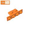 BRICKE 1x2-1x4 Bracket Piece Compatible with Lego 10201, 2436, 28802 Building Blocks