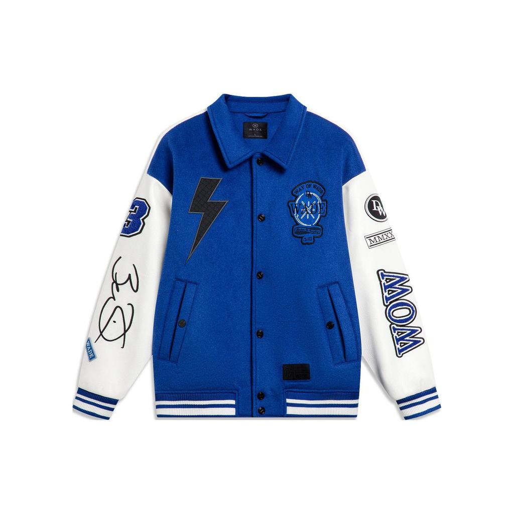 Li Ning Jackets Men's Dream Blue Ivory Lapel Moderate Other AJMU003-2