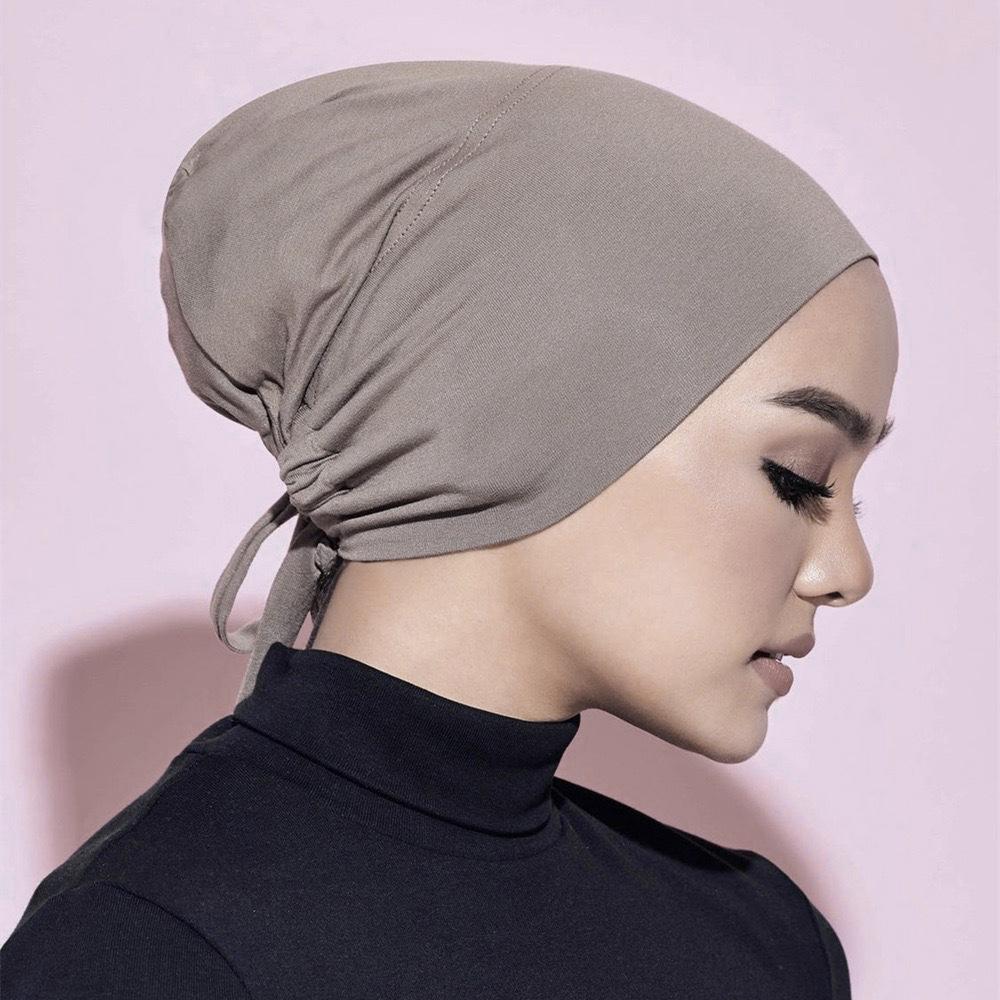 Premium Mercerized Cotton Adjustable Elastic Hair Cover Cap