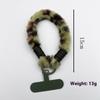 Plush Phone Lanyard Short Multi-Colored Wrist Rope Creative Keychain To Prevent Rope Loss Phone Case Lanyard