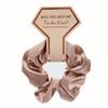 Bridesmaid HairPiece Hair Scrunchies Ponytail Holder Wedding Party Accessories Bridesmaid Scrunchies Proms Gifts 5PCS