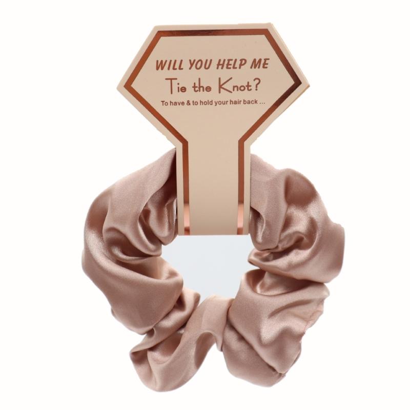 Bridesmaid HairPiece Hair Scrunchies Ponytail Holder Wedding Party Accessories Bridesmaid Scrunchies Proms Gifts 5PCS