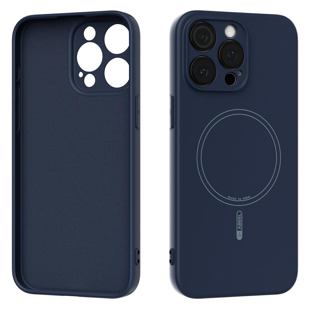 ABEEL For iPhone 14 Pro Case Compatible with MagSafe Skin Touch Liquid Silicone Phone Back Cover