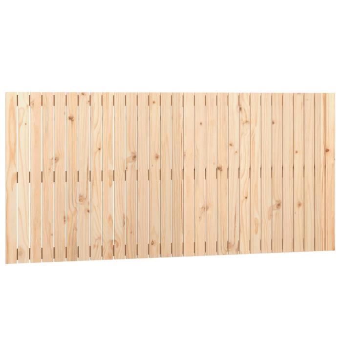 VidaXL Wall-mounted Headboard 185x3x90 Cm Solid Pine Wood 824913