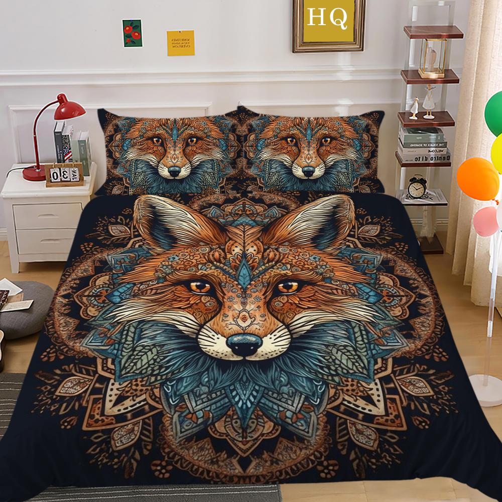 Set de lenjerie de pat cu imprimare 3D Datura Husă Cuverturi de pat din poliester Cuvertură de pat de lux pentru fete lenjerie de pat moale pentru acasă