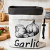 Large Vegetable Storage Bags Reusable Canvas Bag Portable Kitchen Storage Pouch