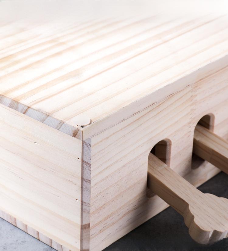 Solid Wood Whack-a-Mole Educational Cat Toy - Internet Sensation!