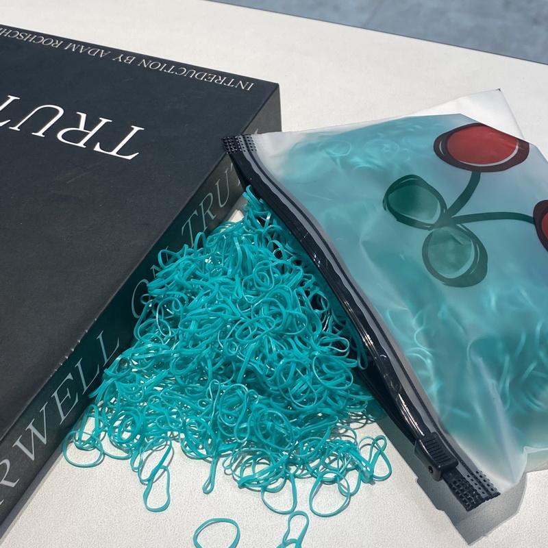 2000pcs/lot Small Disposable Transparent Hair Ties For Kid Girls Elastic Rubber Bands For Bracelets Baby Mini Hair Rope Headband