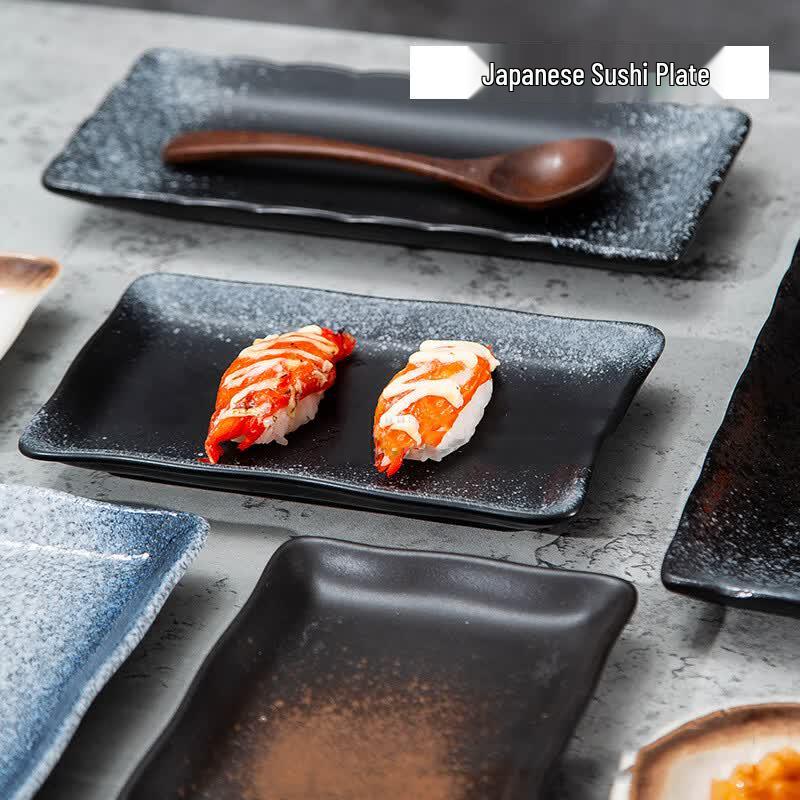 Chang Baosen Japanese Style Ceramic Serving Plates 8 inch