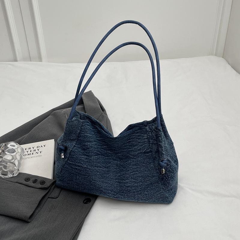 Denim Casual Shoulder Bags 2025 New Hundred Bags Women Armpit Tote Bag