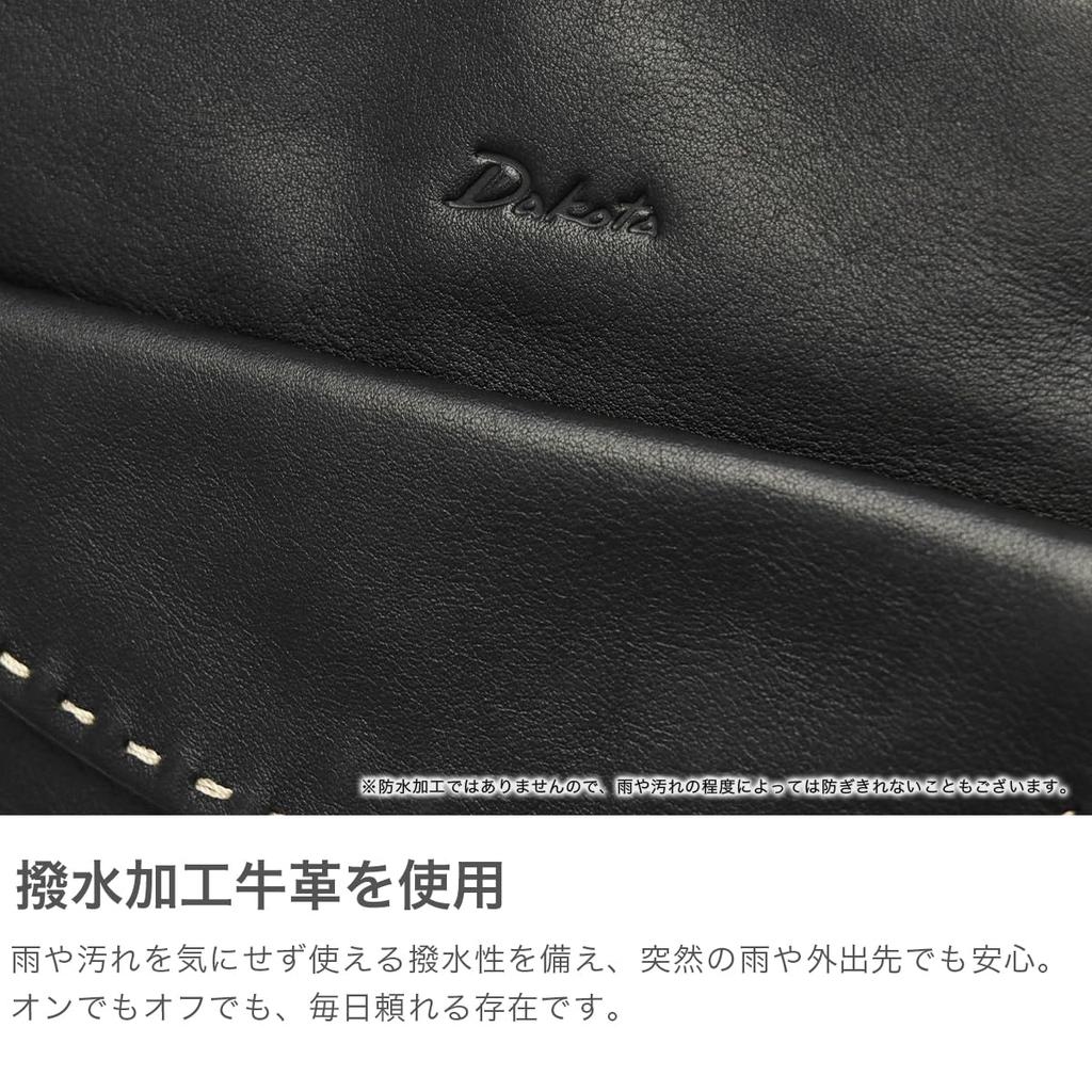 Dakota Women's Genuine Leather Shoulder Bag, Black, DA-1034643-10