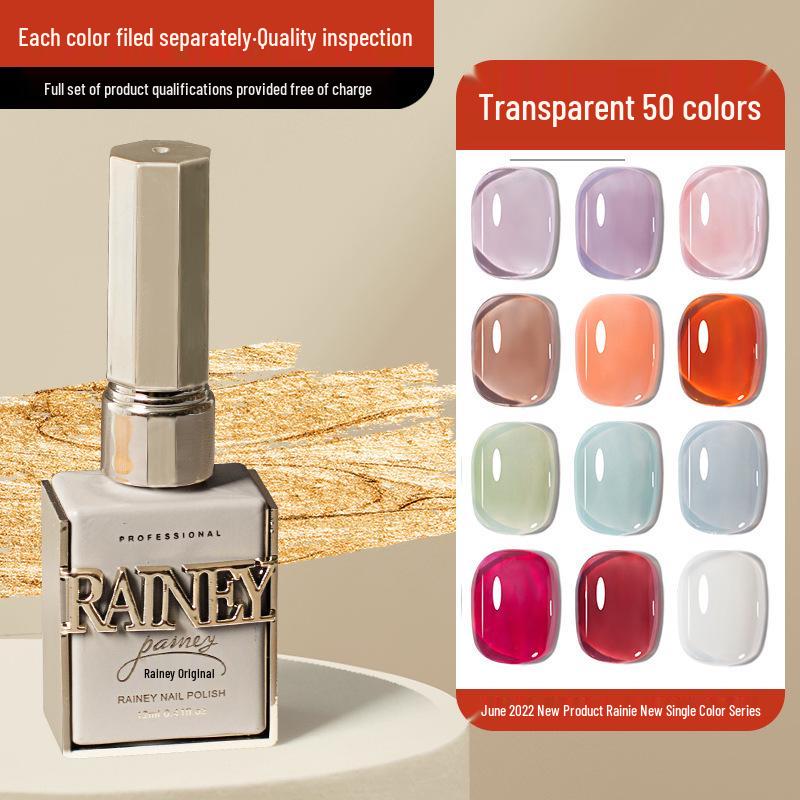 

Reni Summer Translucent Gel Nail Polish Set - Nude Solid Phototherapy Colors