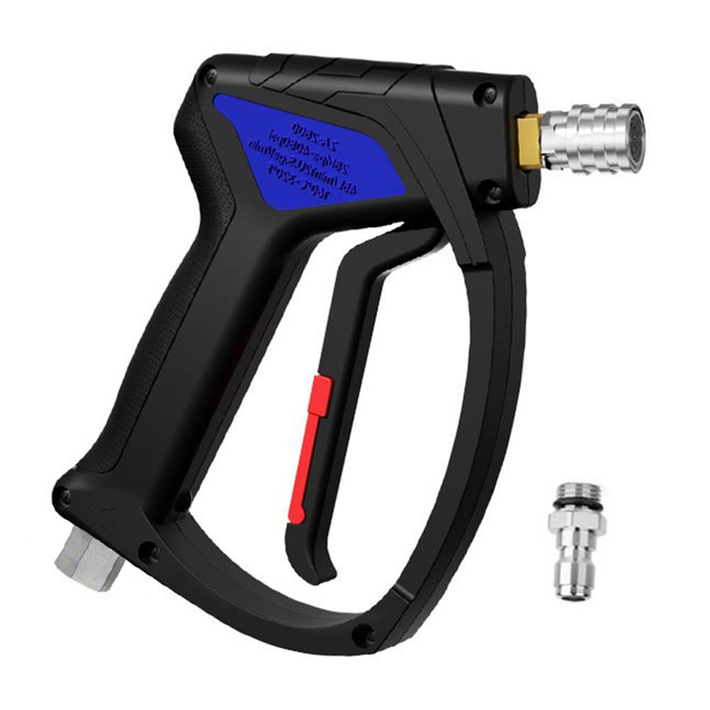 

Ergonomic Grip Pressure Washer Handle Shockproof Design Stainless Steel Ergonomic Pressure Washer Grip For 3 8 Fitting blue M22-14