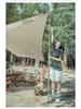 Portable 5.2m Outdoor Butterfly Canopy: Waterproof Oxford Cloth Gazebo and Sun Shade Tent for Camping.