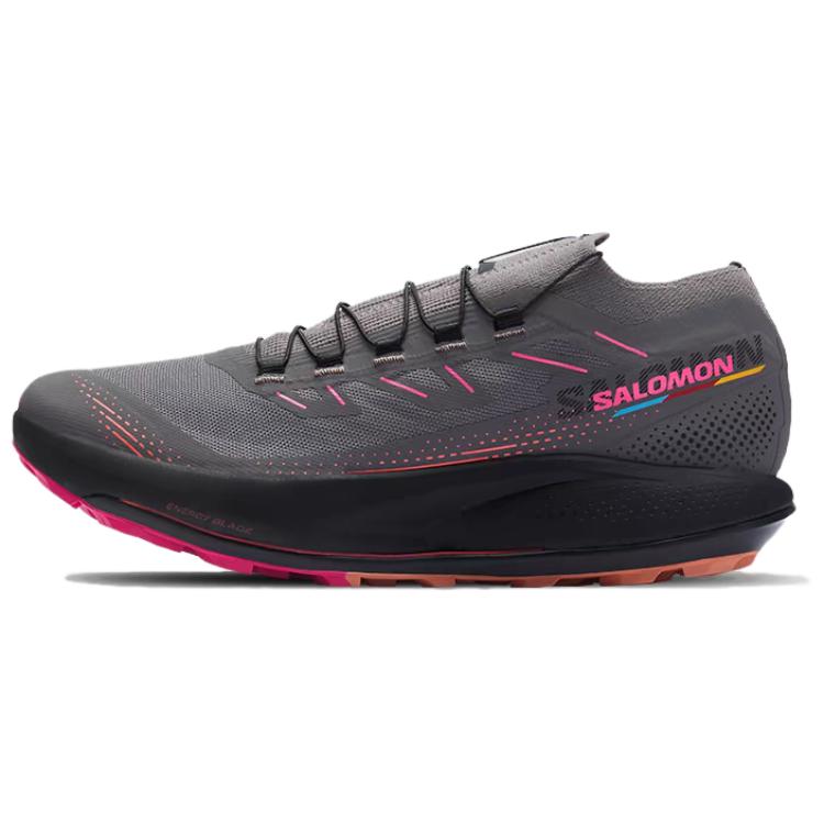 Salomon Pulsar Trail Pro 2 Comfortable Low-Top Running Shoes Men Running Shoes Gray Brown 473851