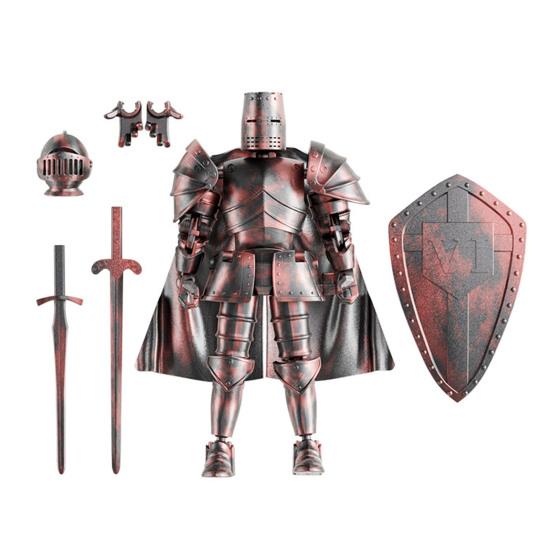 Medieval Knight Action Figure with Accessories Movable Joints Knight Model Toy Articulated Robot Dummy Figurine Home Office Decoration Ornament