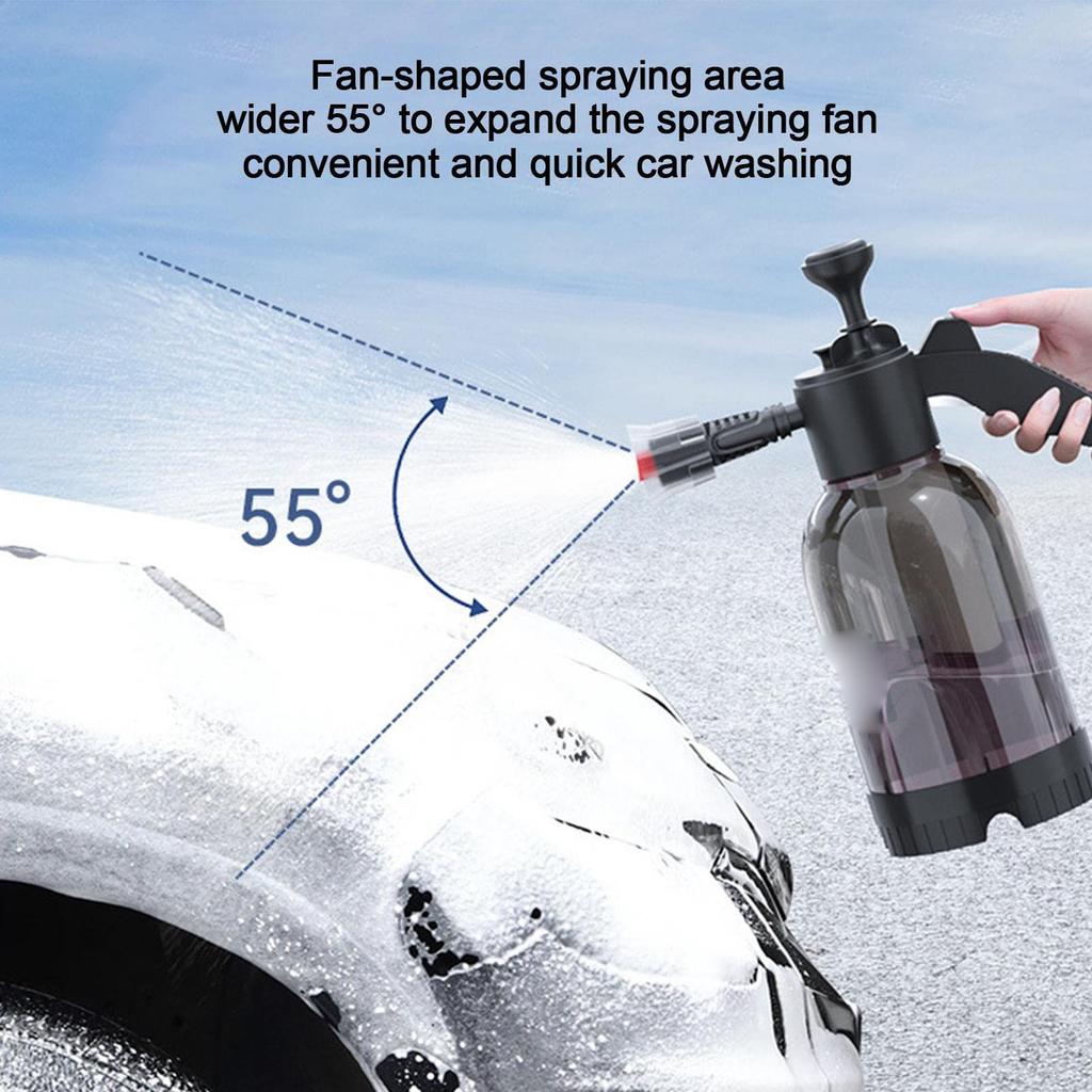 Car Wash Pressure Foam Sprayer, Multi-functional Car And Home -use Fan-shaped Super Foam Water Sprayer