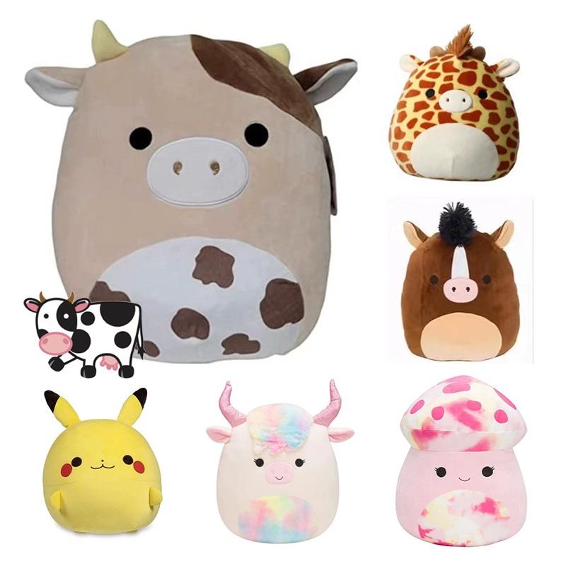 Adorable Cow Plush Pillow Toy Soft And Cuddly Animal Doll For Kids