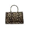 Women'S Elegant Temperament Tote Bag Large Capacity Personalized Leopard Print Celebrity Shoulder Bag
