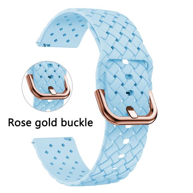 20mm Silicone Band For Amazfit GTS/2/2e/3/4/GTS2 Mini/GTR 42mm Sport Watch Bracelet Amazfit Bip U 3 Pro Strap Watchband Correa