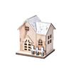 LED Luminous Wooden Christmas House Tabletop Decoration Ornament