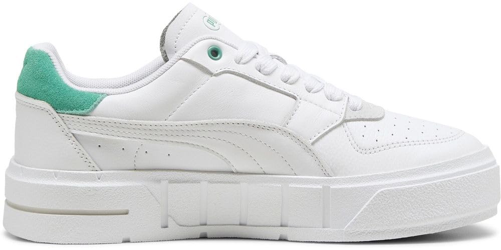 PUMA CALI Court Match 2024 Frost Size Women's Sneakers, 393094, Fall/Winter Colorway, White/Jade (08), 22.5cm