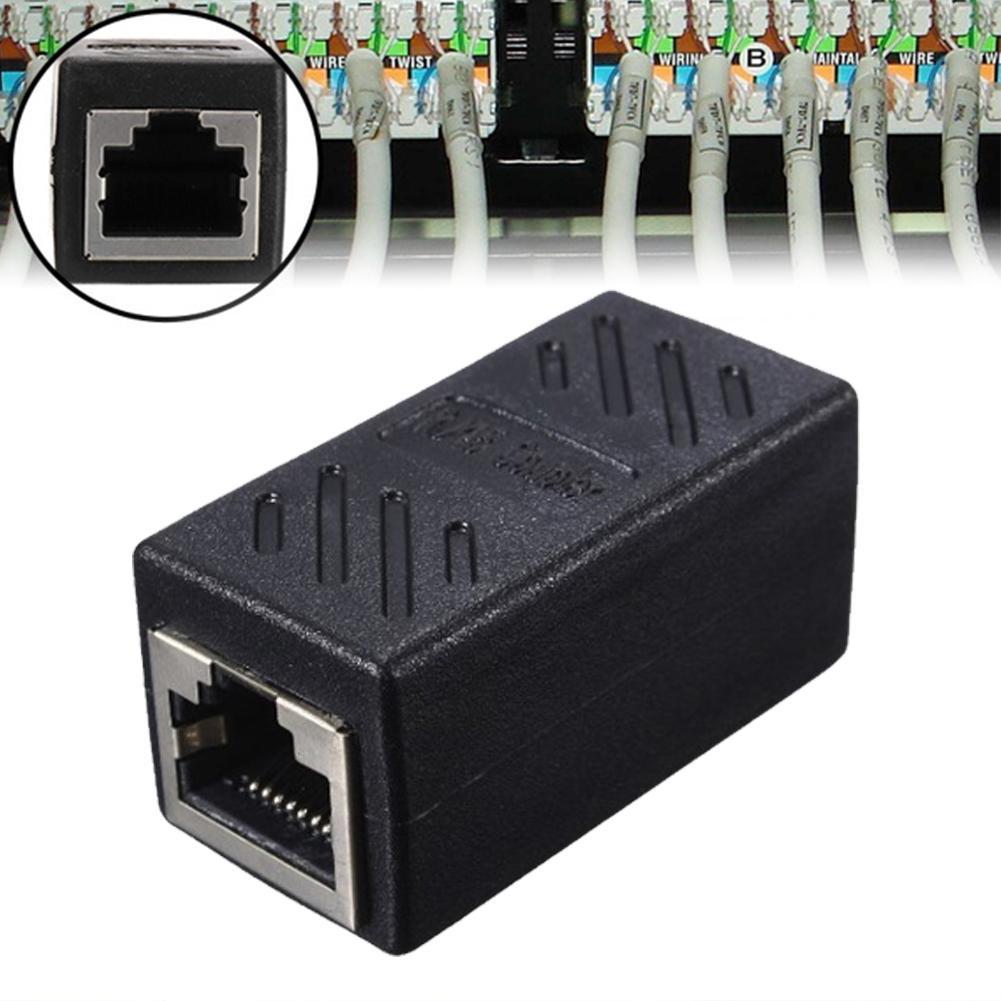 RJ45 Cat 5 Cat 6 Cat6a Coupler Extender Connector Ethernet Coupler Female To Female PC Hardware Adapter Cable Extender Converter