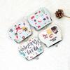 Eine weihnachtliche Mini-Geschenktasche, Münzbörse, Süßigkeiten-Geschenkaufbewahrungstasche, schmutzabweisende und wasserdichte Kussverschluss-Münzbörse