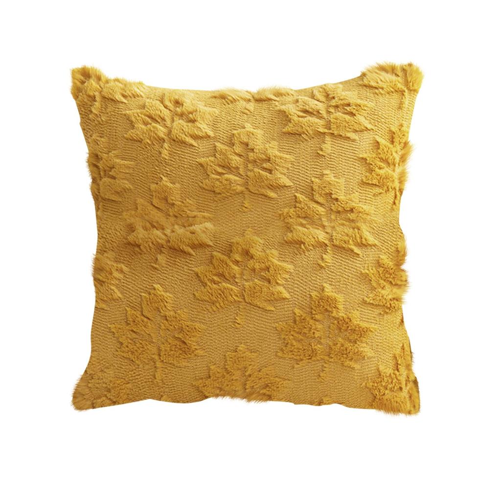 17.7*17.7in Weihnachts-Kissenbezug Einfarbig Stickerei Heimkissen Lendenkissenbezug