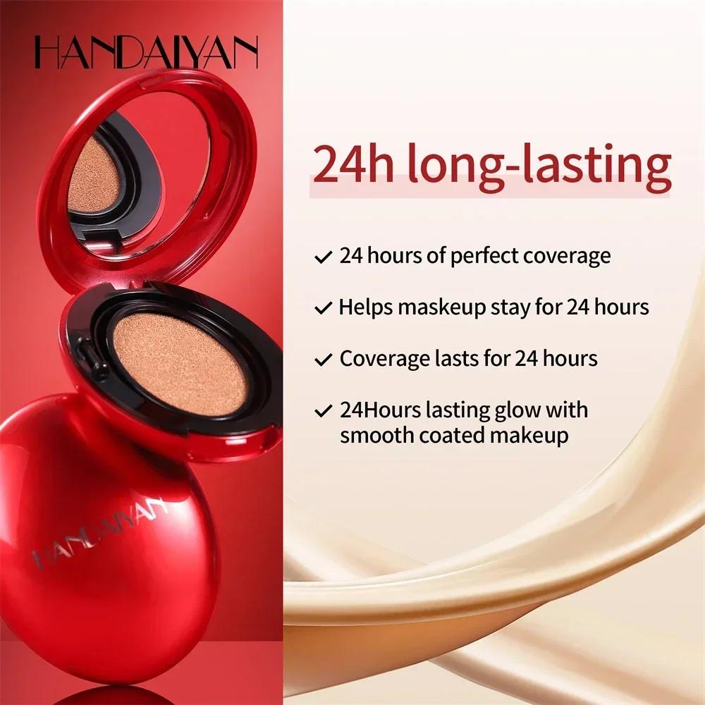 Fondotinta Cushion Aria Naturale Chiaro Idratante Correttore Sbiancante Controllo dell'Olio Donne Base Trucco a Lunga Durata Cosmetico Coreano