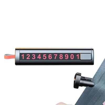 Car Phone Number Plate Strong Adhesive Window Breaker Parking Number Plate Multifunctional Automotive Escape Tool Kit