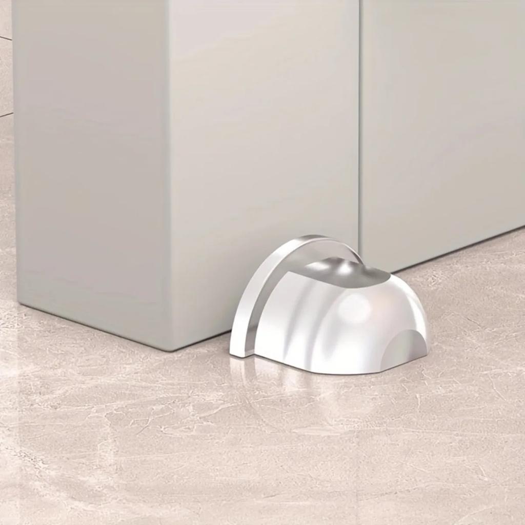 Transparenter Selbstklebender Bohrerfreier Türstopper für Wand Boden Möbel Schutz Dusche Home Office Türstopper Heimwerker