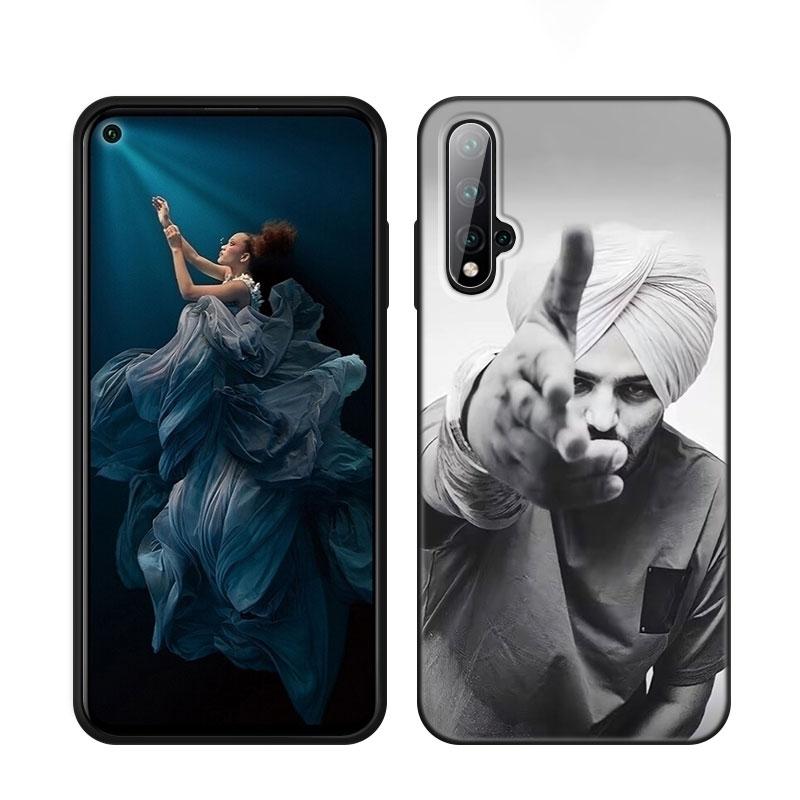 Sidhu Moose Wala Schwarze Handyhülle Für Honor 70 90 Lite X40 GT X50 i X5 Plus X6A X6S X7A X8A X8B X6 X7 X8 X9 4G X9A X9B 5G