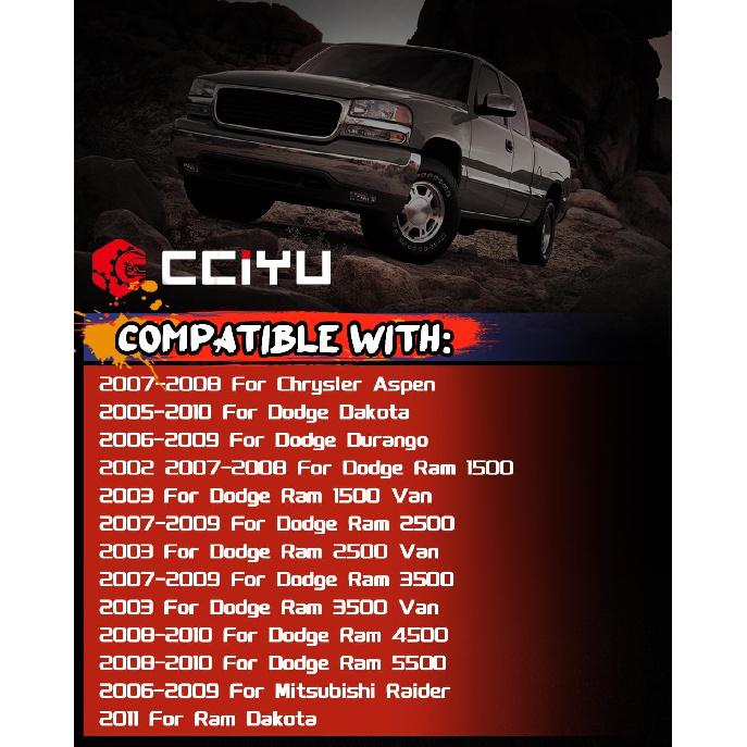 cciyu Multi-Function Switch 56049823AB Turn Signal Headlamp Windshield Wiper Switch Fit 2007-2008 for Chrysler Aspen, 2005-2010 for Dodge Dakota,