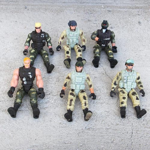 STARTIST 6-Piece American Soldier Warrior Movable Joint Figure Collection 10cm H