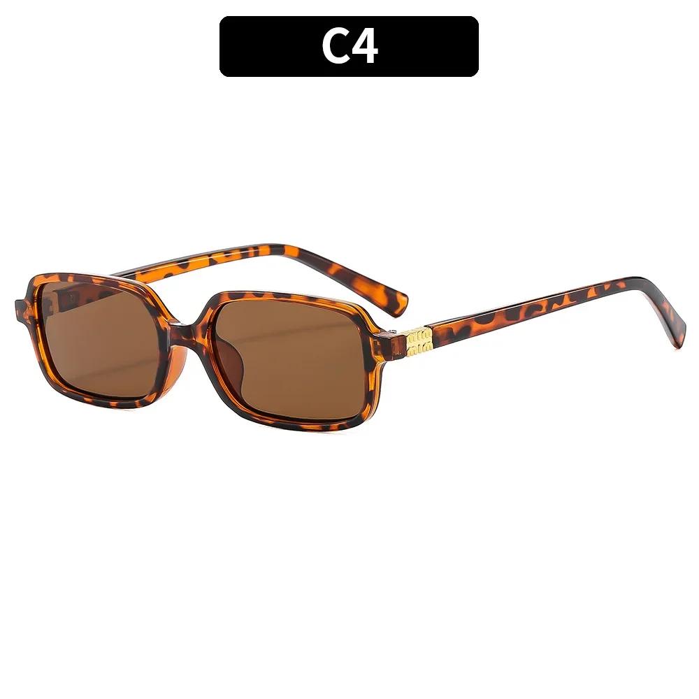 Classic Brand Designer  Luxury Small Frame Square Sunglasses Women For Men Vintage Punk Sun Glasses Popular Hip Hop Shades