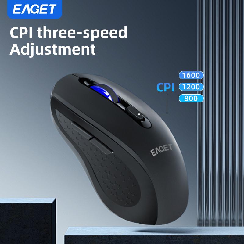 Wireless Mouse Rechargeable with 2.4G Wireless Charging Dual Mode Wireless Mouse 3 Adjustable DPI For Laptop, Android, PC