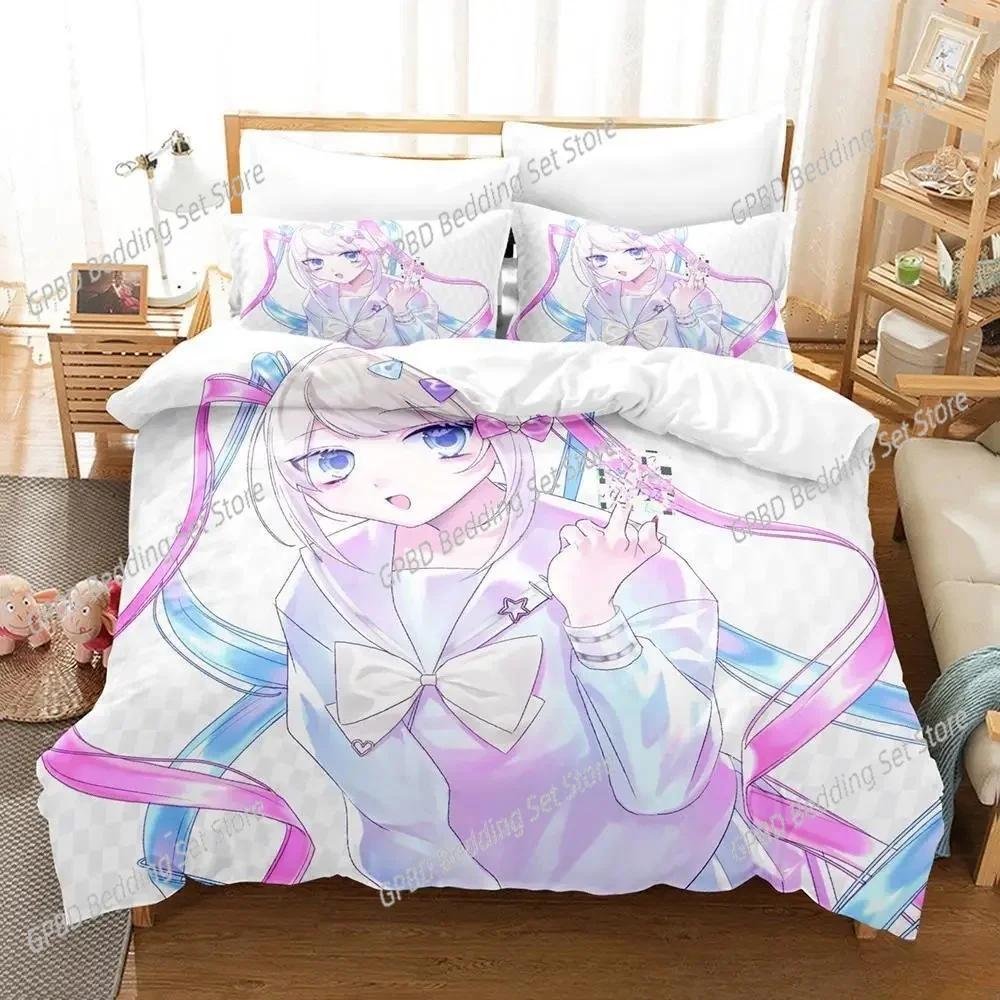Comforter 3D Print Anime Kawaii Girls Needy Girl Overdose Bedding Set Bedroom Soft Modern S Comefortable