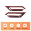 ABS carbon fibre/black For BMW X6 G06 2020-2026 front fender side shark gill side air outlet cover trim Car Accessories