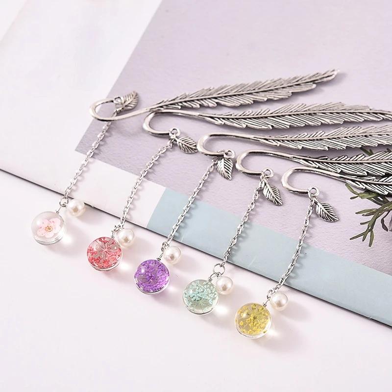 Metal Feather Bookmark School Supplies Book Accessories Page Bookmarks Cute Book Mark Korean Stationery Back To School