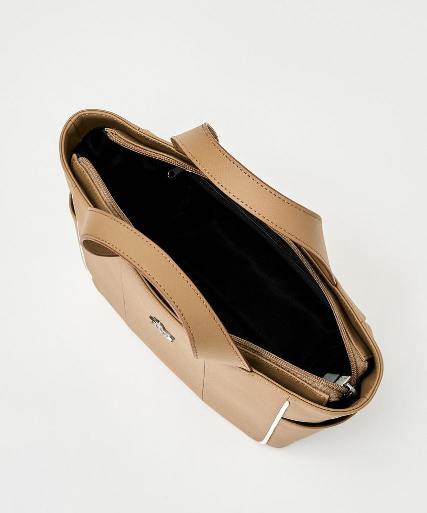 [Munsingwear] Cart Bag External Pocket One Point Stylish Round Golf MG4FTT41M Men's BG00 (Beige)